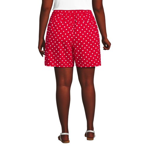 Women's Poplin High Rise Pull On 7" Shorts - image 3