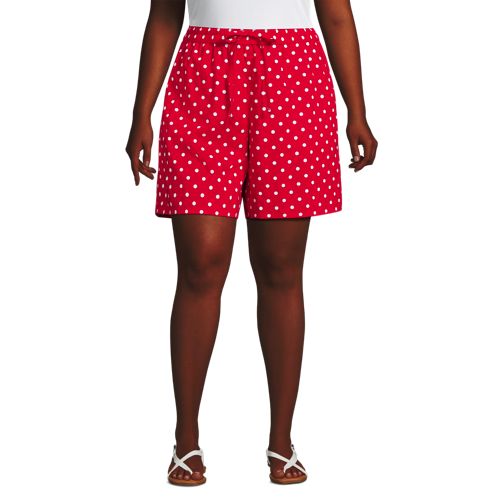 Women's Poplin High Rise Pull On 7" Shorts - image 2
