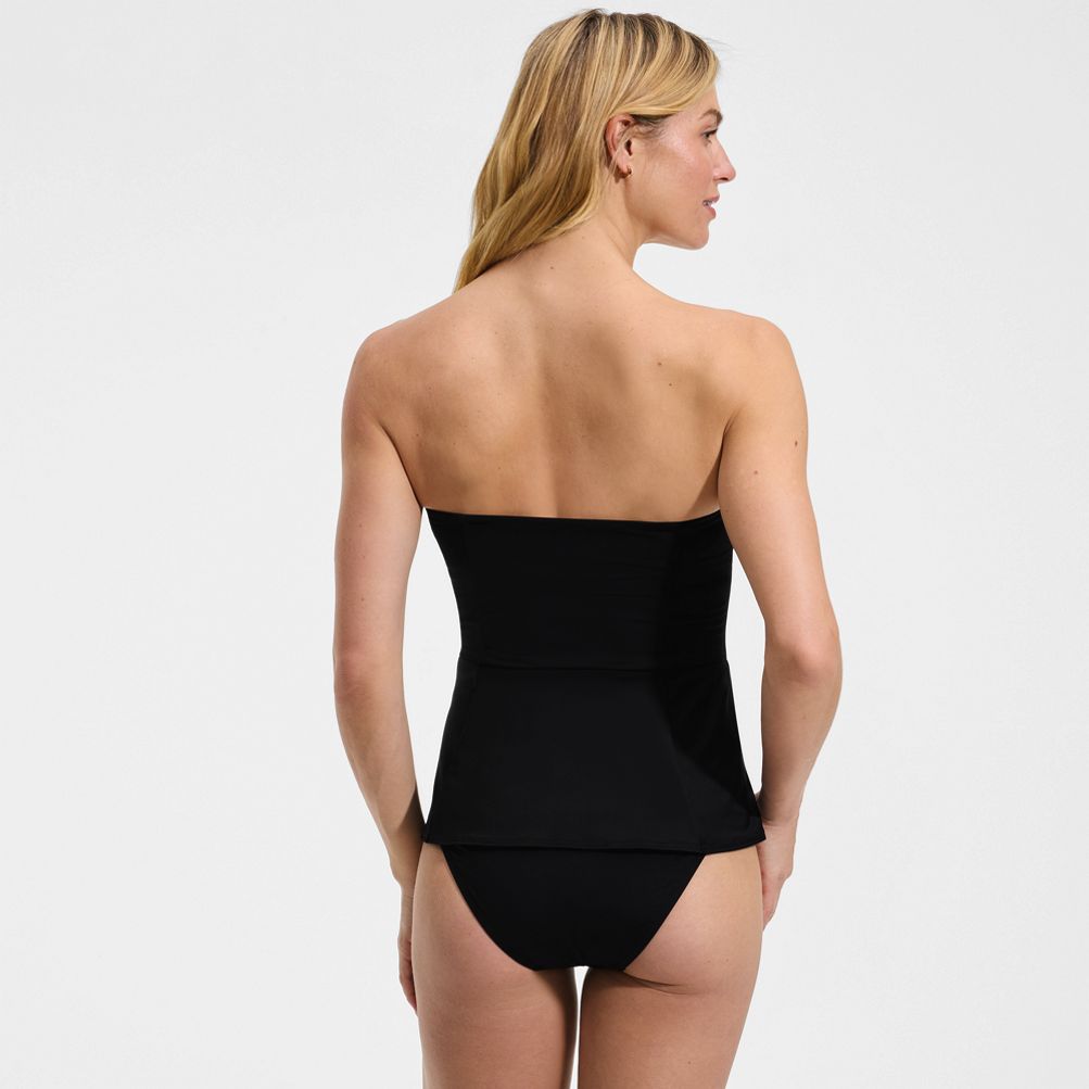 Women's Sculpting Waveshaper Peplum Swim Tankini Top | Lands' End