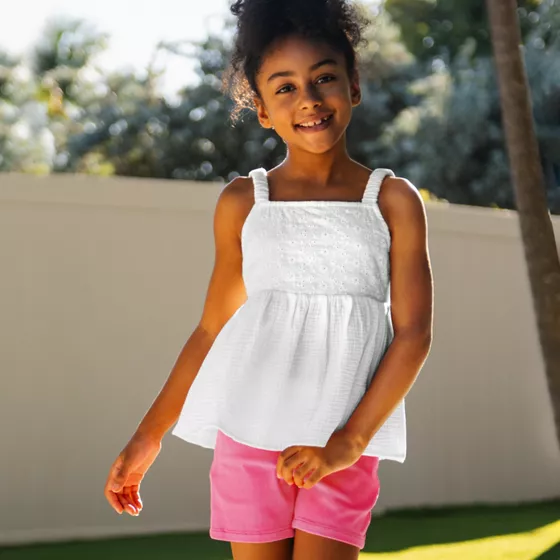 Girls Woven Tank Top - primary
