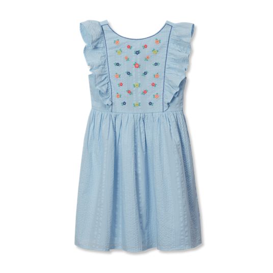Girls Blue Cotton Dresses | Lands' End
