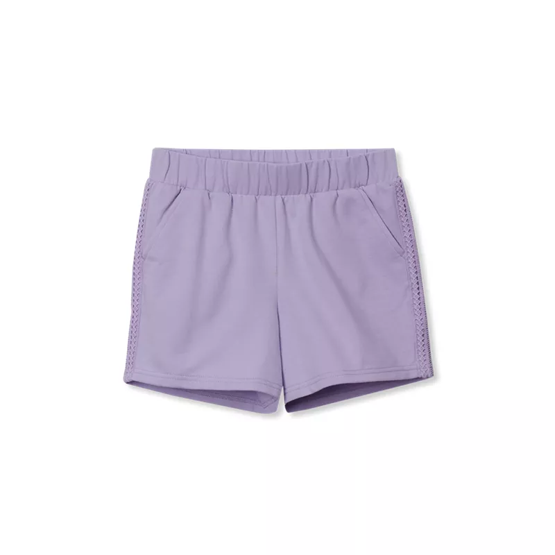 Girls French Terry Pull On Shorts, alternative image