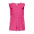 Girls Sleeveless Ruffle Knit Romper, alternative image