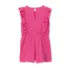 Girls Sleeveless Ruffle Knit Romper, alternative image