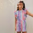 Girls Sleeveless Ruffle Knit Romper, alternative image