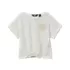Girls Slouchy Button Front Terry Knit Top, alternative image