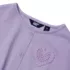 Girls Slouchy Button Front Terry Knit Top, alternative image