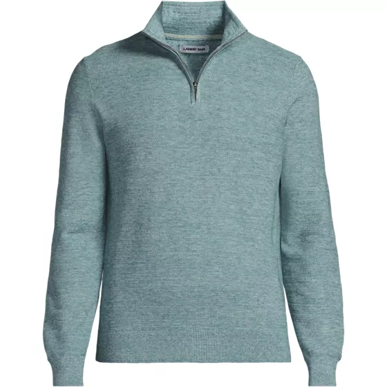 Men's Long Sleeve Summer Weight Quarter Zip - primary