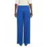 Women's Satin Mid Rise Relaxed Pull On Wide Leg Pants, Back