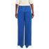 Women's Satin Mid Rise Relaxed Pull On Wide Leg Pants, Back