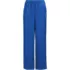 Women's Satin Mid Rise Relaxed Pull On Wide Leg Pants, Front