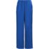 Women's Satin Mid Rise Relaxed Pull On Wide Leg Pants, Front