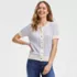 Women's Cotton Viscose Short Sleeve Cardigan Sweater, alternative image