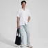 Men's Eyelet Camp Collar Shirt, alternative image