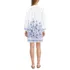 Women's Voile Tie Neck Dress, Back