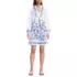 Women's Voile Tie Neck Dress, Front