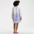 Women's Voile Tie Neck Dress, Back