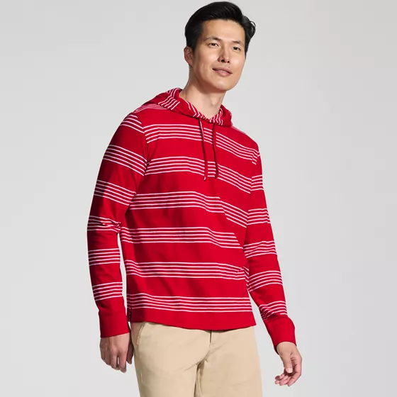 Men's Long Sleeve Slub Hoodie - primary