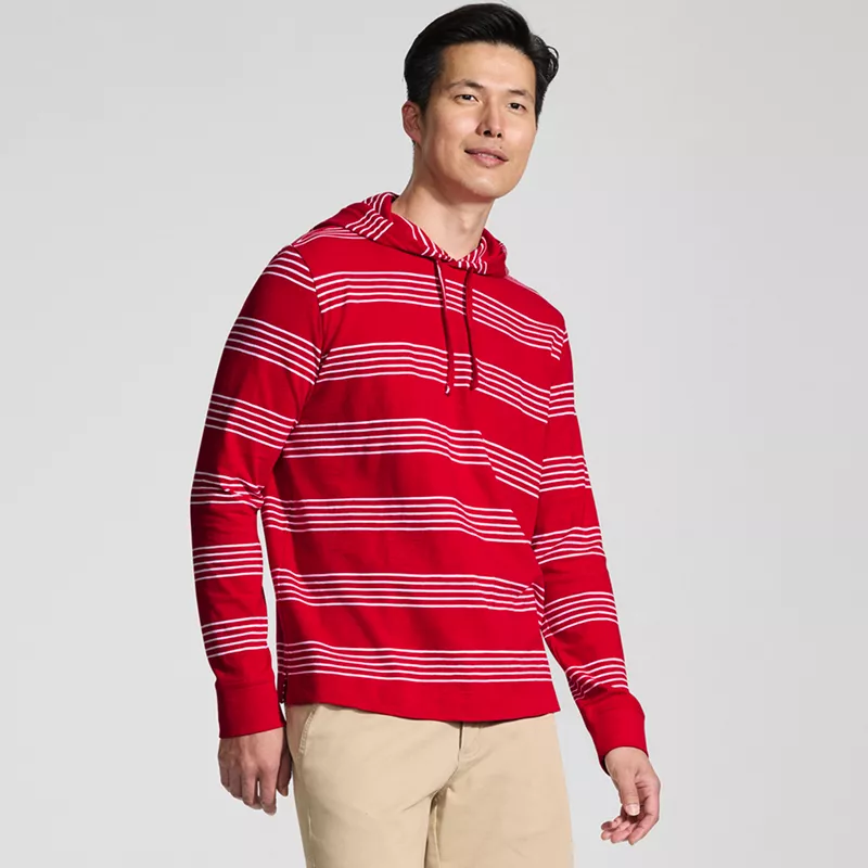 Men's Long Sleeve Slub Hoodie, alternative image