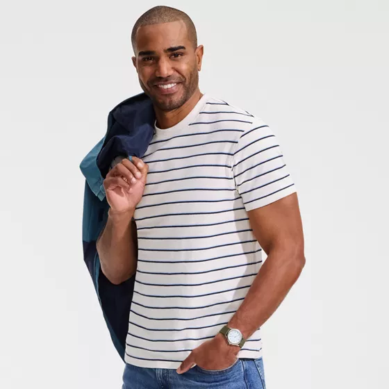 Men's Short Sleeve Knit Terry Tee - primary