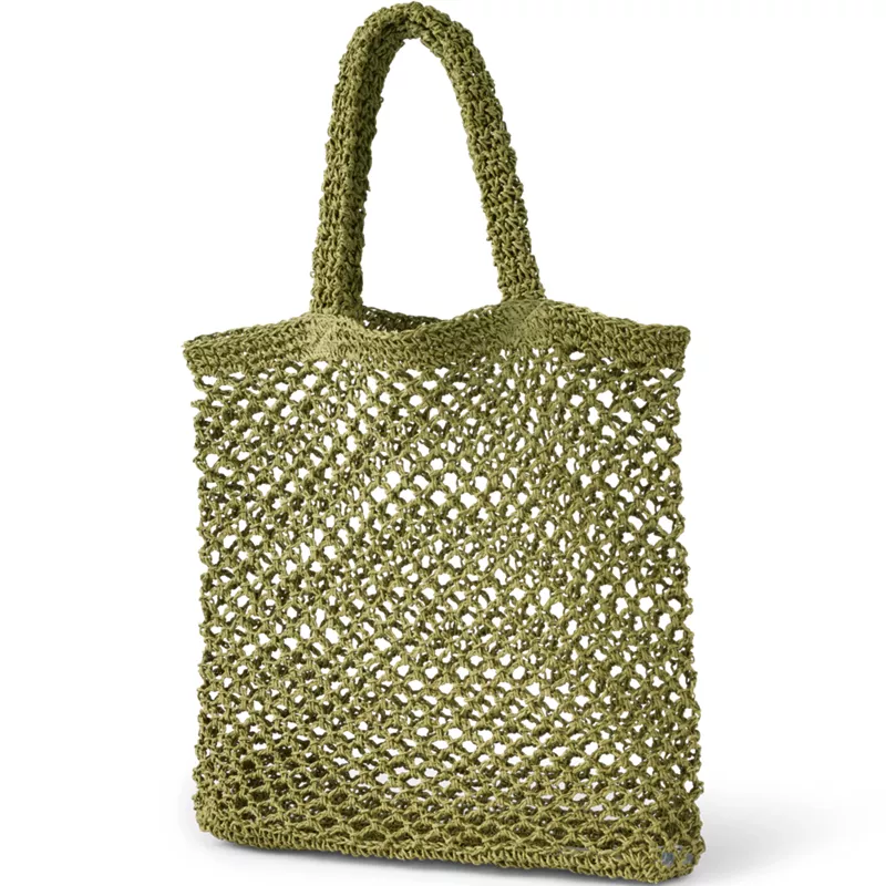 Openweave Straw Bag, Front