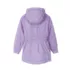 Girls Hooded Water Resistant Rain Jacket, alternative image