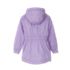 Girls Hooded Water Resistant Rain Jacket, alternative image