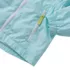Girls Hooded Water Resistant Rain Jacket, alternative image