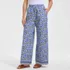 Women's Poplin High Rise Extra Wide Leg Pants, Front