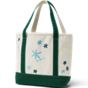 Limited Edition Hand-Painted Medium Open Top Canvas Pocket Tote
