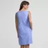Women's Sleeveless Eyelet Shift Above the Knee Dress, Back