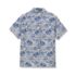 Boys Short Sleeve Linen Slub Button Down Shirt, alternative image