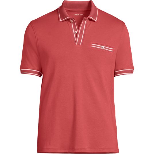 Men's Red Polo Shirts | Lands' End