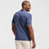 Men's Short Sleeve Tipped Welt Pocket Performance Supima Polo, Back