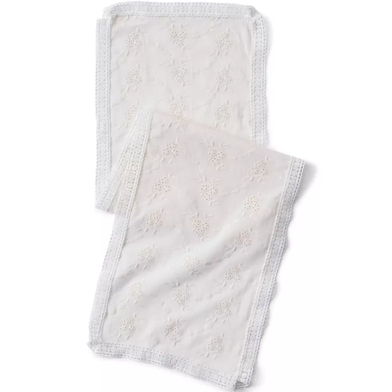 Women's Eyelet Scarf, Front