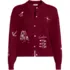 Women's Cotton Embellished Cardigan Sweater, Front