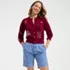 Women's Cotton Embellished Cardigan Sweater, alternative image