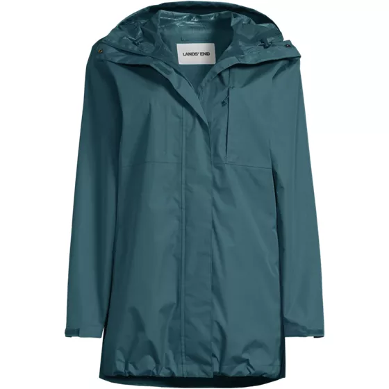 Women's Plus Size Waterproof Raincoat - primary