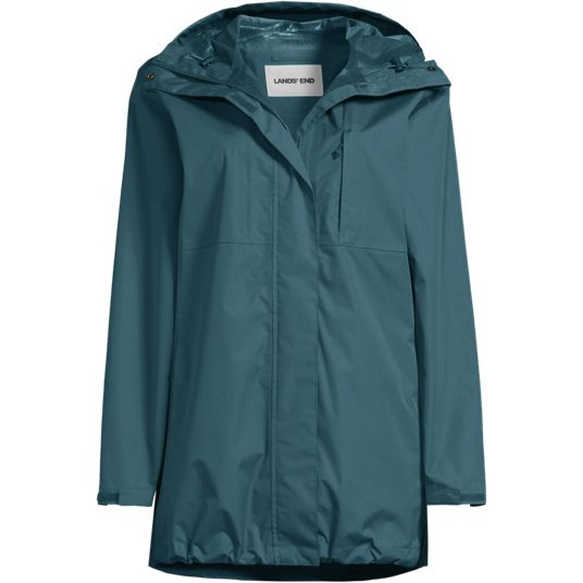 knee length dresses for ladies Women's Iconic Long Raincoat