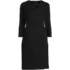 School Uniform Women's Ponte 3/4 Sleeve Vneck Dress, Front