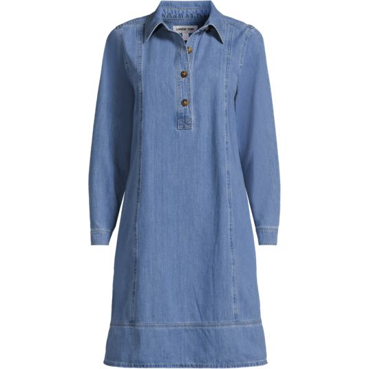 Plus Size Denim Dresses | Lands' End