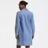 Women's Light Weight Denim Popover At the Knee Dress, Back