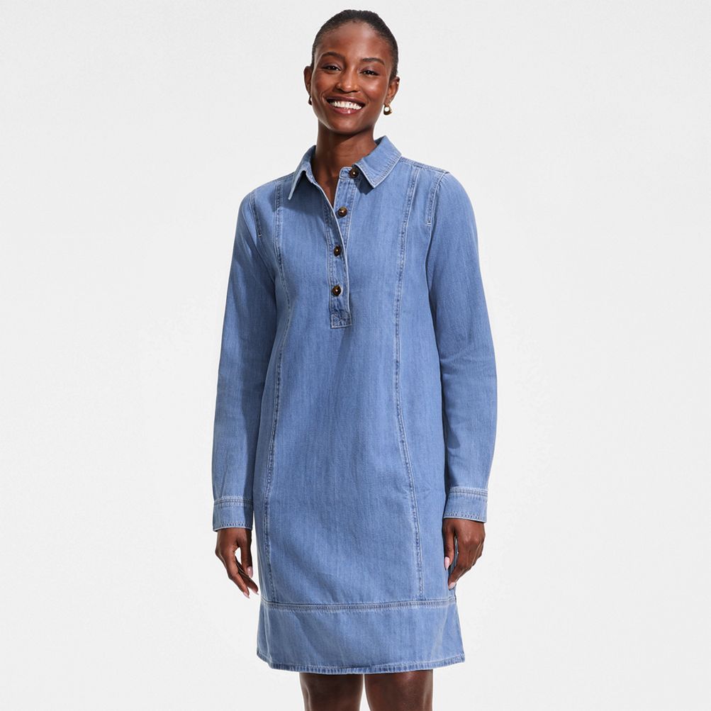 casual popover dress Bxsruta Women's Casual Short Sleeve Popover Dress with Zipper Mock Neck and Pockets Cocktail Length Loose Flowy Breathable Lightweight Soft