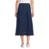Women's Soft Denim A-line Midi Skirt, Back