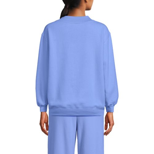 Women's Long Sleeve Serious Sweats Mock Neck Sweatshirt - image 3