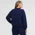 Women's Long Sleeve Serious Sweats Mock Neck Sweatshirt, Back