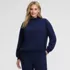 Women's Long Sleeve Serious Sweats Mock Neck Sweatshirt, Front