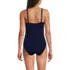 Women's LE x T and T The Tiffany Square Neck One Piece, Back