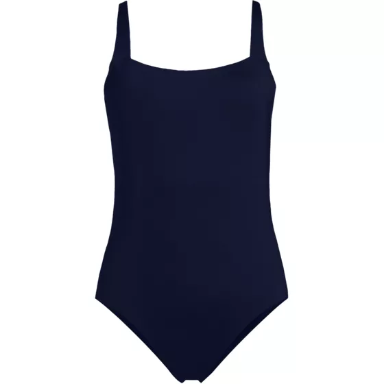 Women's Long Torso LE x T and T The Tiffany Square Neck One Piece - primary