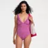 Women's LE x T and T The Tegan Ruffle V-Neck Plunge One Piece, alternative image